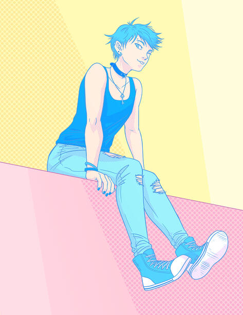 Blue